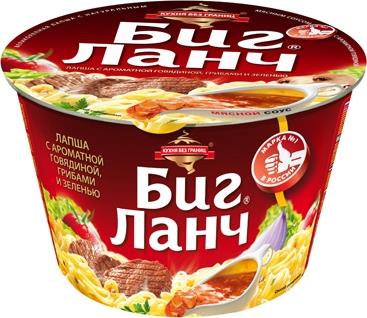 Лапша быстрого приготовления с говядиной в остром соусе, 90 г – фото 1