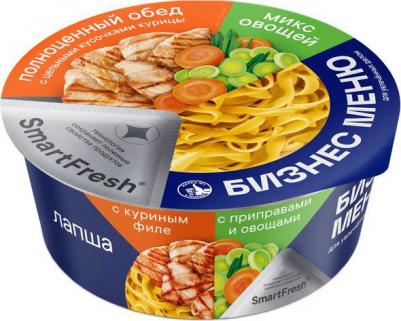 Лапша с куриным филе с приправами и овощами, 110 г 4630024630707