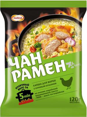 Лапша Чан Рамён вкус курицы быстрого приготовления 120 г – фото 6