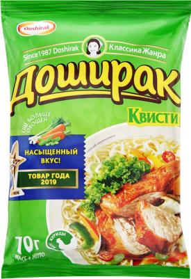 Лапша Квисти со вкусом курицы 70г (упаковка 12 шт.)