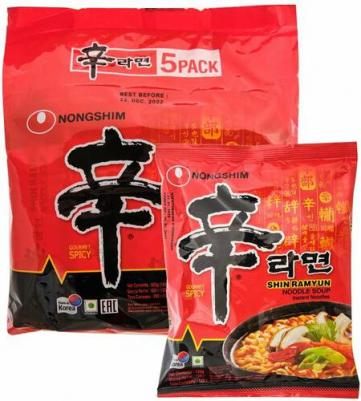 Лапша б/п Shin Ramen, 120г х 5шт – фото 1