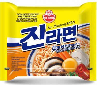 Лапша быстрого приготовления Джин Рамён, пачка 120 г – фото 4