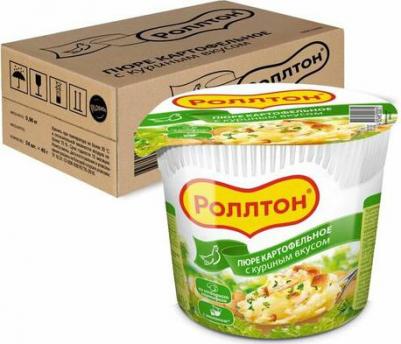 Пюре картофельное с куриным вкусом 40 г (24 штуки в упаковке) – фото 5