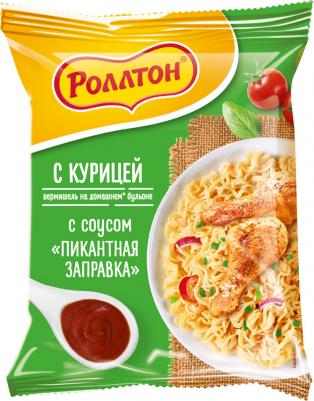 ВЕРМИШЕЛЬ Б/П КУРИЦА С СОУСОМ ПАЧКА 65Г