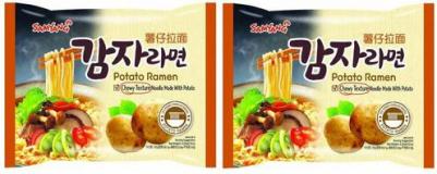 Лапша быстрого приготовления Ramen Potato / Самоянг со вкусом картофеля 2 шт. 120 г