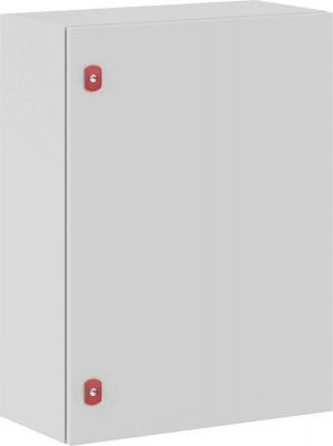 Корпус металлический с монтажной панелью 800мм x 600мм x 300мм, IP65, замок с ключом, серый, ST – фото 1