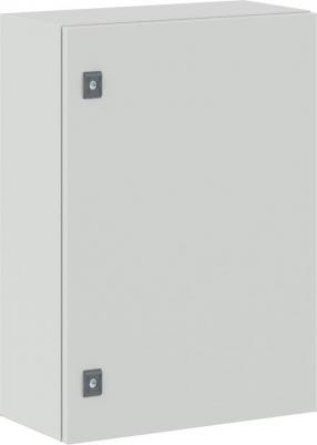 Корпус металлический с монтажной панелью 800мм x 600мм x 300мм, IP65, замок с ключом, серый, ST – фото 2