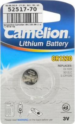 CR1220 BL-1 (CR1220-BP1, батарейка литиевая,3V), цена за 1 шт – фото 11