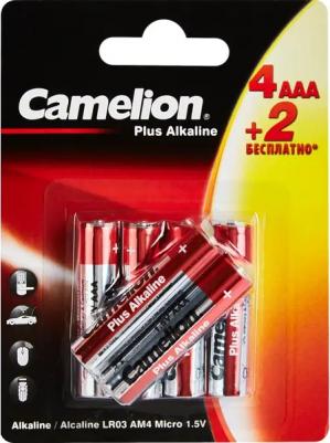 NEWCamelion Plus Alkaline 4+2 LR03, цена за 1 упак