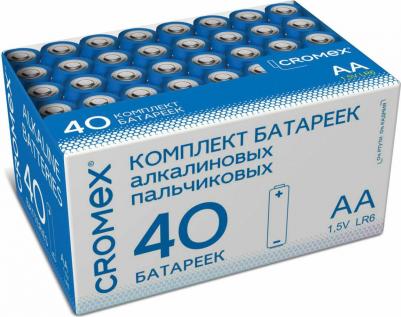Батарейка Alkaline, AA (LR6), 1.5V, 40 шт. (455594) – фото 2