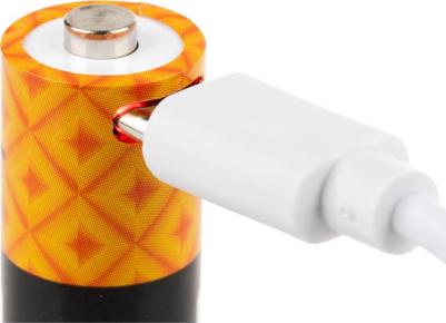 Аккумулятор, USB-C, Li-Ion, AA,1.5V, 1800 мАч, 4шт., кабель для зарядки, 62011 2, цена за 1 шт – фото 4
