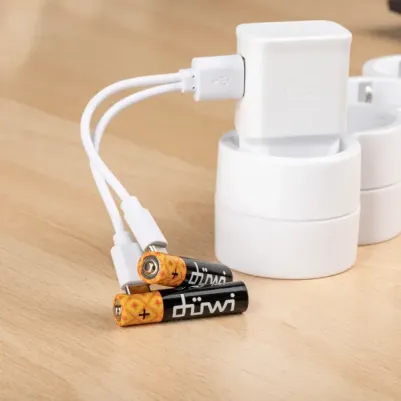 Аккумулятор, USB-C, Li-Ion, AАA,1.5V, 450 мАч, 2шт., кабель для зарядки, 62012 9, цена за 1 шт – фото 6