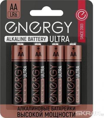 Батарейка Ultra LR6/4B, типоразмер АА, 4 шт – фото 7