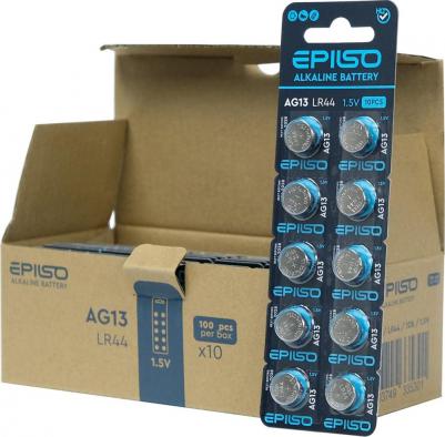 Щелочной элемент питания ag13 упаковка 100 шт, 357, lr44 EPB-AG13-100pc