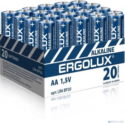 LR6 Alkaline BP20 LR6 BP20, батарейка,1.5В 20 шт. в уп-ке – фото 4