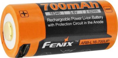Аккумулятор 16340 700 UP mAh Li-ion разъемом для USB, ARB-L16-700UP