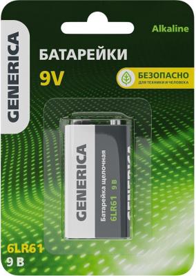 Батарейка Alkaline 9V крона 6LR61 9 В (1 шт.) (ABT-6LR619V-ST-L02-G)