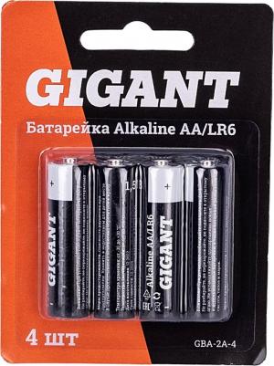 Батарейка Alkaline АА/LR6 блистер 4 шт. GBA-2A-4