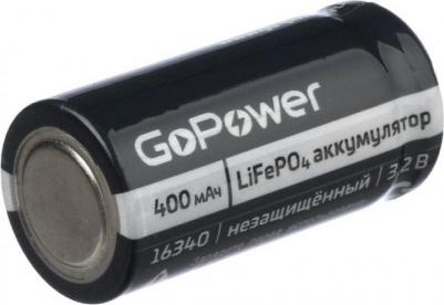Аккумулятор 16340 (123А) 400 мАч LiFePO4 – фото 1