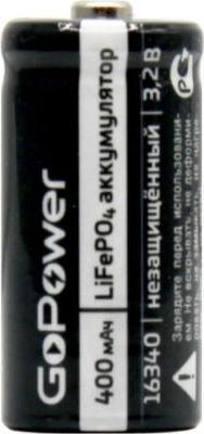 Аккумулятор 16340 (123А) 400 мАч LiFePO4