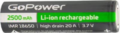 Аккумулятор Li-ion IMR18650 PC1 20A 3.7V 2500mAh без защиты выс.ток плос.конт. 00-00018356 – фото 3