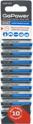 Батарейка LR6 AA BL10 Alkaline 1.5V – фото 3