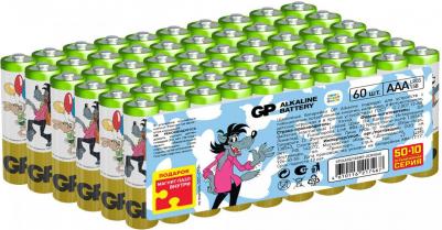 AAA Батарейка Super Alkaline 24A50/10SMF-2CRVS60, 60 шт – фото 14