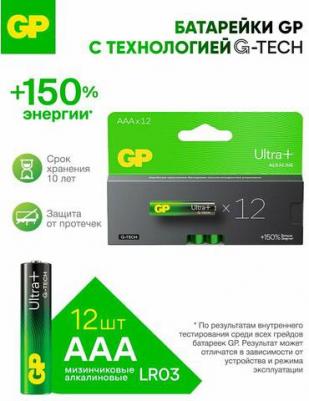 Батарейка AAA - Ultra Plus Alkaline 24А 24AUPA21-2CRB12 96/768