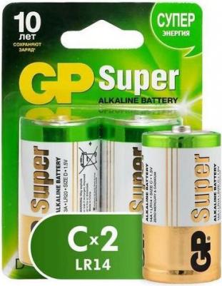 Батарейка Super C/LR14 (1.5 В) алкалиновая (блистер, 2шт.) (14A-CR2) – фото 1
