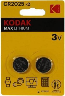 Батарейка 3V CR-2025 дисковая MAX литиевая – фото 1