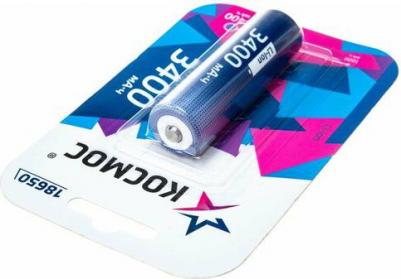 Аккумулятор 18650 Li-ion 3400мА.ч без защиты KOC18650Li-ion34UBL1 – фото 1