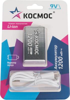 Аккумулятор крона Li-ion 9V 1000мАч 1 шт на блистере KOCLi9V1200mAh1BL