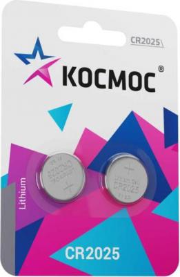 Элемент питания CR2025 3V Lithium 2BL, KOC2025BL2 – фото 1