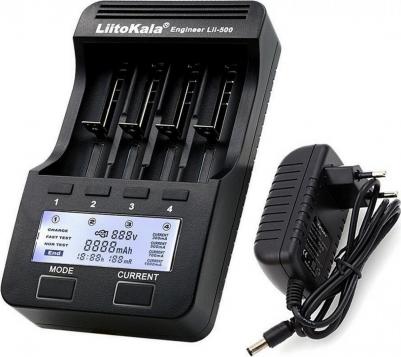 Интеллектуальное зарядное устройство lii-500 с тестом ёмкости