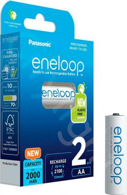 Аккумулятор АА Eneloop BK-3MCDE/2BE HR6-2BL 2000мА/ч в блистере 2шт
