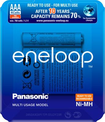 Аккумулятор Eneloop AAA 750 4BP (BK-4MCCE/4LE) – фото 4