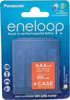 Аккумулятор Eneloop BK-4MCDEC4BE 800 mAh 4шт AAA + кейс – фото 2