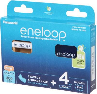 Аккумулятор Eneloop BK-4MCDEC4BE 800 mAh 4шт AAA + кейс – фото 3