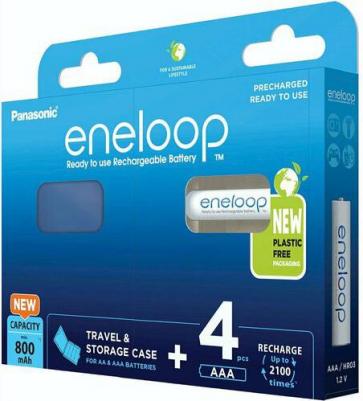 Аккумулятор Eneloop BK-4MCDEC4BE 800 mAh 4шт AAA + кейс – фото 8