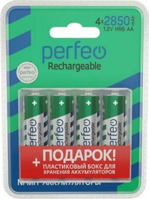 Аккумулятор AA 2850mAh Ni-Mh BL4 Box PFAA2850/4BL+BOXPL, 4шт