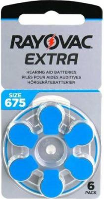 Батарейка Extra ZA675 BL6 Zinc Air 1.45V, 6 шт в упаковке – фото 2