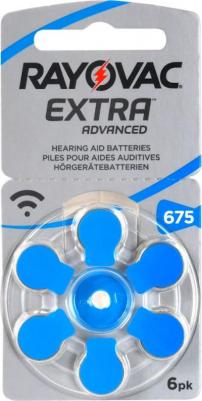 Батарейка Extra ZA675 BL6 Zinc Air 1.45V, 6 шт в упаковке – фото 3