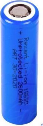 Аккумулятор 18650 unprotected, Li-ion, 2600 мАЧ, 3.7 В 4370919 1шт