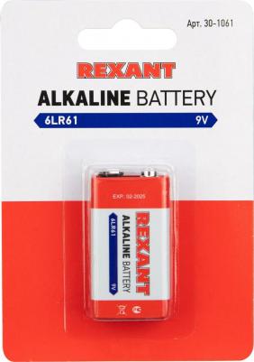Батарейка КРОНА - 6LR61 9V 600 mAh 30-1061 (1 штука) – фото 8