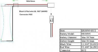 Элемент питания ER18505-HU2 – фото 6