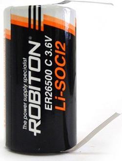 Литиевая батарейка ER26500-FT C с лепестковыми выводами SR2