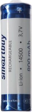Аккумулятор, 14500, Li14500-1s, 3.7 В, 800 мАч, спайка, 1 шт. 9443052 – фото 1