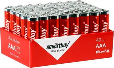 Батарейка AAA/LR03 (1.5 В) алкалиновая (картон, 10шт.) (SBBA-3A10BX) – фото 2