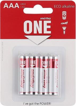 Батарейка алкалиновая ONE LR03 (SOBA-3A04B-Eco) AAA, 4 шт – фото 3