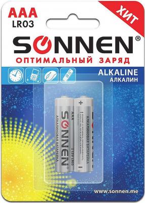 Батарейки комплект 2 шт., Alkaline, AAA, алкалиновые, мизинчиковые, блистер, 451087 – фото 4